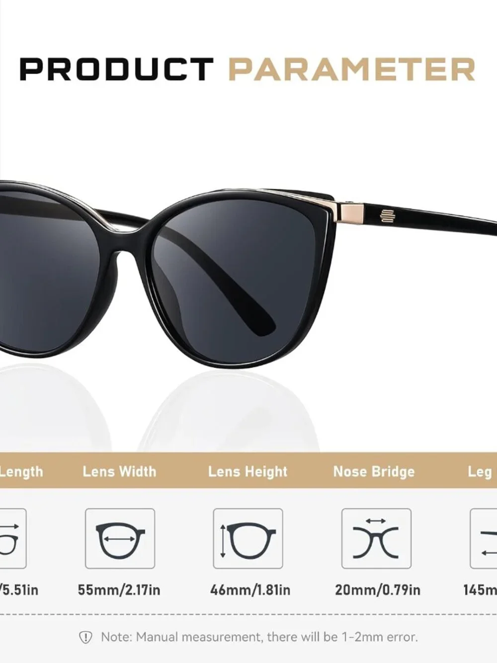 Elegant Soft Cat Eye Sunglasses for Women - UV400 Protection & Versatile Style